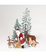 Santa in Winter Forest Wilhelm Schweizer Pewter Set - Weekly Special 4 - SOLD OUT